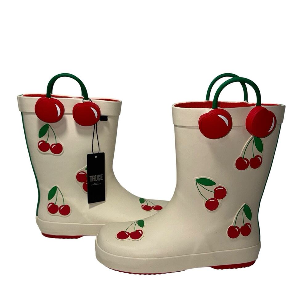 Rain Boots Truce Toddlers Kids Waterproof Rubber Printed SZ/11.5